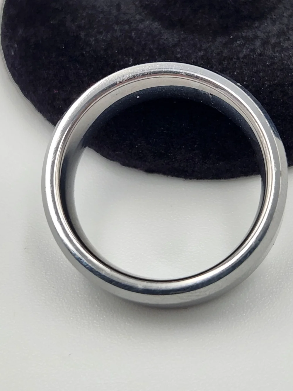 Men's Brushed Silver Tungsten Band